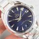 2017 Swiss Replica Omega Aqua Terra Mens Watch SS Blue  (4)_th.jpg